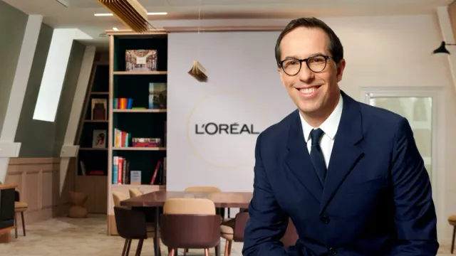 L'Oréal CEO Nicolas Hieronimus discussing beauty technology innovations ahead of CES 2024.